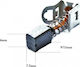 Bosch 2607034904 Καρβουνάκι για GSR 14.4V 1τμχ