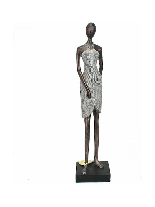 Zaros Decorativ Statuetă din Polirășină 11x10.5x51cm 1buc