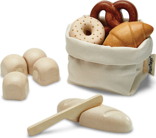 Plan Toys Дървено Комплект Хлебчета за 2+ Години