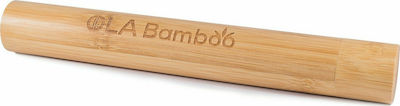 OLABamboo Toothbrush Travel Case Zahnbürste Reiseetui Bamboo Braun