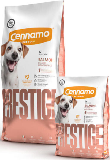 Cennamo Prestige Adult Mini 2kg Ξηρά Τροφή για Ενήλικους Σκύλους Μικρόσωμων Φυλών με Ρύζι και Σολομό