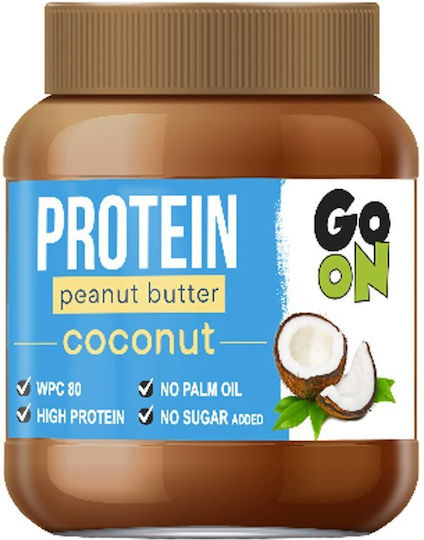 Go On Nutrition Erdnussbutter Cremig Protein mit Extra Protein mit Kokosnuss 350gr