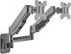 Manhattan Wall Mounted Stand for 2 Monitors up to 32" with Arm (461627)