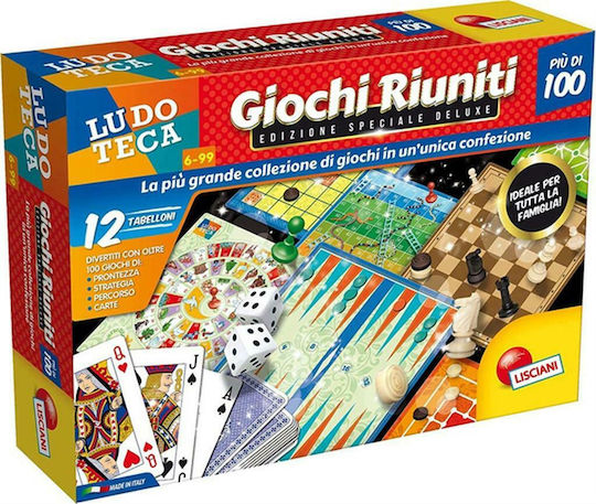 Brettspiel Σούπερ Συλλογή Επιτραπέζιων 100+ für 2-4 Spieler 6+ Jahre Real Fun Toys