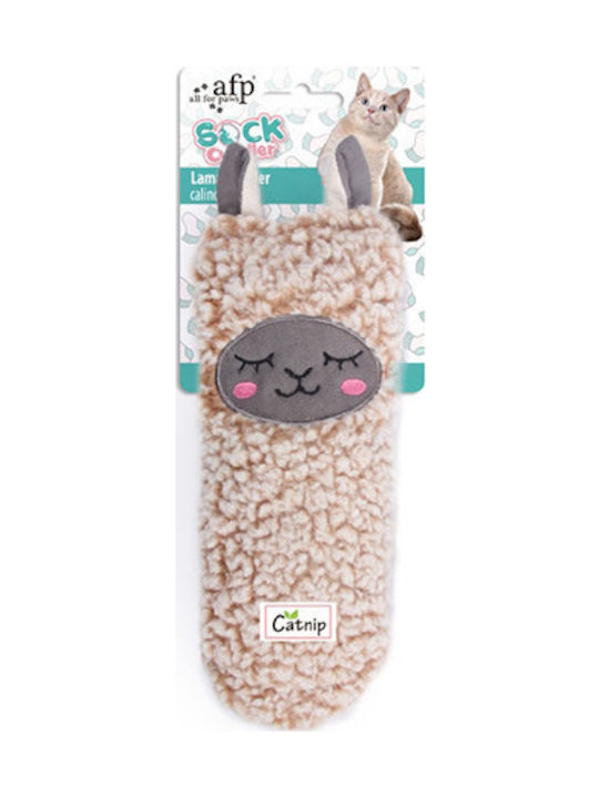 All For Paws Sock Lama Cuddler One Jucărie pentru pisici în Culoare