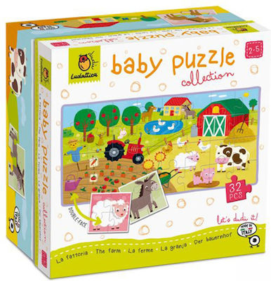 Παιδικό Puzzle Φάρμα 32pcs για 2+ Ετών Ludattica