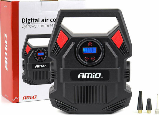 AMiO Τρόμπα Αυτοκινήτου ACOMP-17 150PSI με Καλώδιο Αναπτήρα 12V