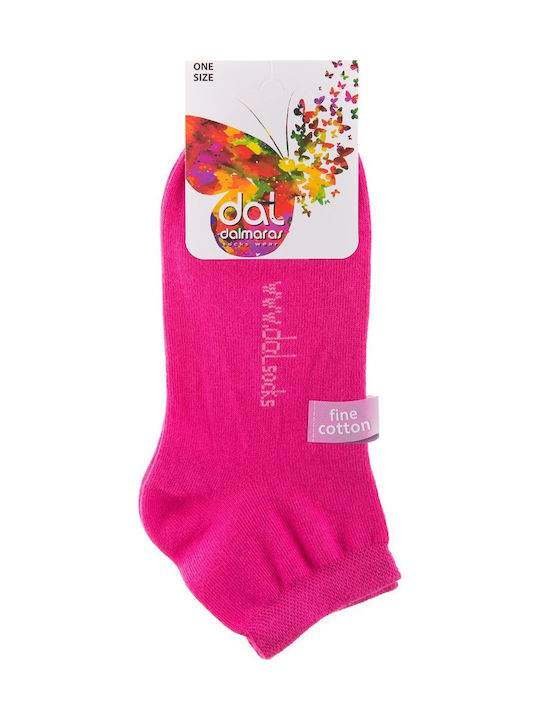 Dal 904L Damen Einfarbige Socken Fuchsia 1Pack