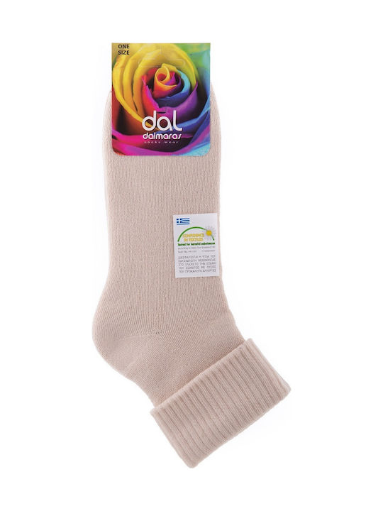 Dal 200 Women's Solid Color Socks Beige