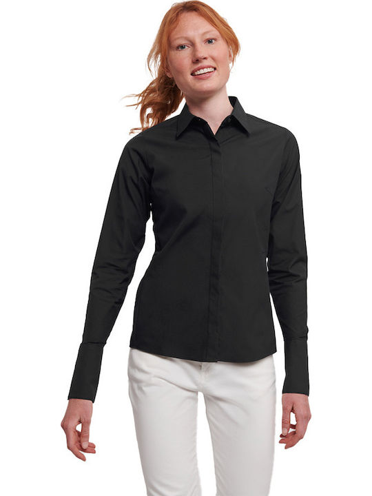 Long Sleeve Women's Shirt Black Black