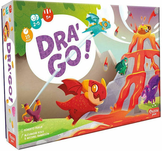 Επιτραπέζιο Παιχνίδι Dra-Go! για 2-4 Παίκτες 4+ Ετών (EN) Auzou