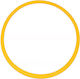 Liga Sport Flat Ring Agility Ring 60cm In Yellow Colour