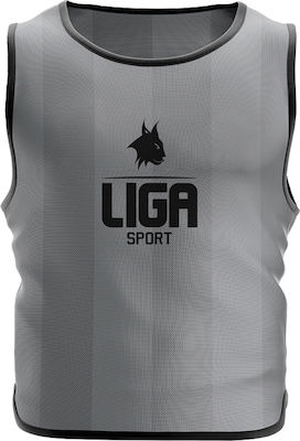 Liga Sport Mesh Bibs Premium Senior Biban de Antrenament Grey/Black OEMB9996PR