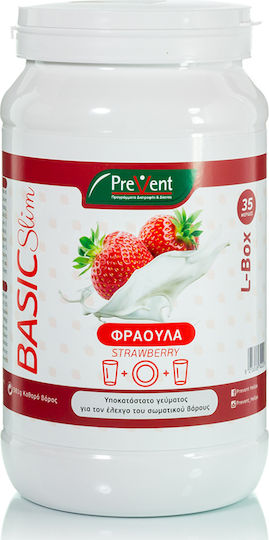 PreVent Basic Slim L-Box Συμπλήρωμα για Αδυνάτισμα 581gr Φράουλα