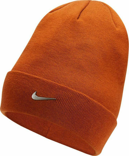 Beanie Männer Beanie Gestrickt in Orange Farbe