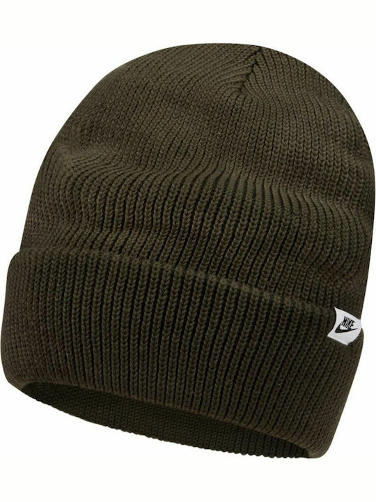 Sportswear Beanie Beanie Knitted in Khaki color