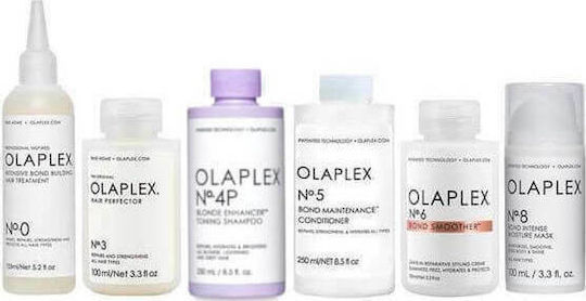 Olaplex Bond Maintenance Blonde Hair Treatment Hair Treatment Set for Colored Hair with Shampoo 6pcs