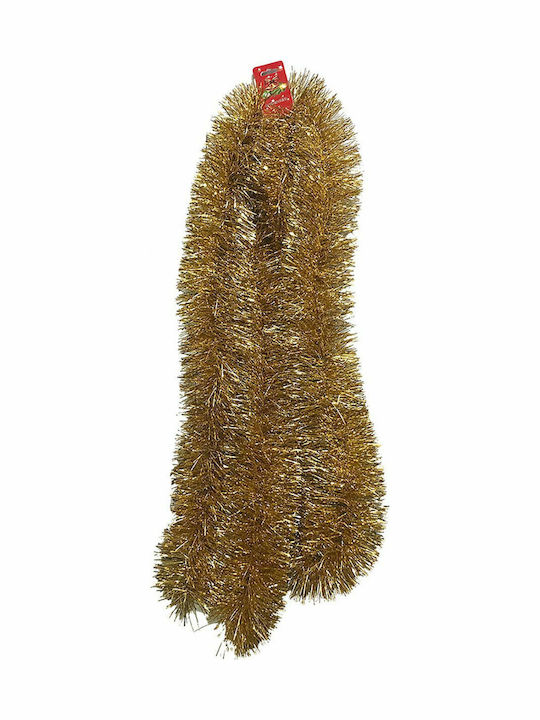 XMASfest Weihnachtliche Girlande Plastik Gold 200cm 1Stück