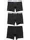 Men's Boxers Black Mix 3Pack