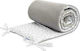 Just Baby Roll On Αστέρια Crib Bumpers Classic Inside Gray 30x180cm