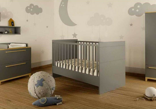 Asterias Bebe Polymorphic Baby Crib Mykonos Grey