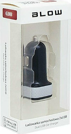 Blow Φορτιστής Αυτοκινήτου 15W 3.1A με Θύρες: 2xUSB Μαύρος