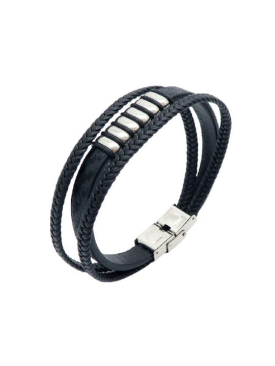 Puppis Herren Armband aus Stahl