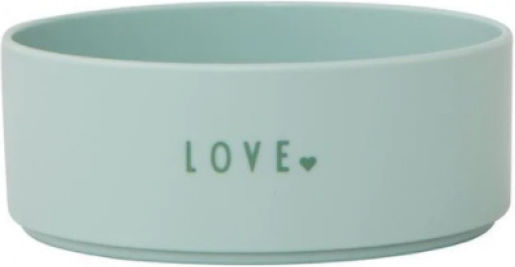 Design Letters Love Müslischüssel Rund Kunststoff Green mit Durchmesser 11cm