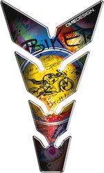 Puig Protecția rezervorului de adeziv Throttle Mediu Universal Multicolor