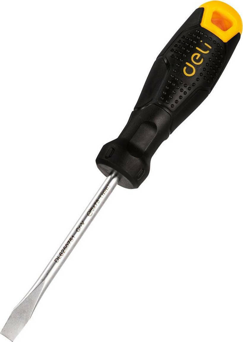 Wkretak plaski Deli Tools EDL6250751, 5x75mm (czarny)