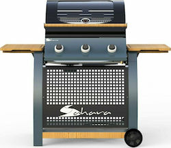 Sahara BBQ S350 Υγραερίου 3 Εστιών 13kW Sahara BBQ S350 Υγραερίου 3 Εστιών 13kW