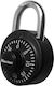 Master Lock 1533D Ατσάλινο Λουκέτο Πέταλο Συνδυ...