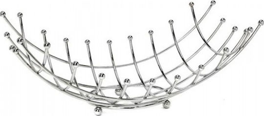 Karvounis Fruit Bowl Metallic Silver