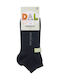 Dal 905L Men's Solid Color Socks Black