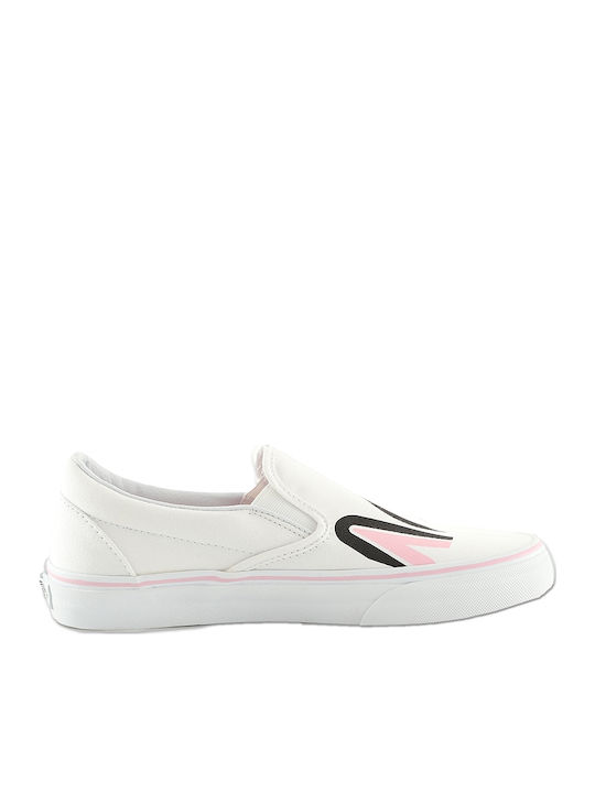 Vans Classic Stoff Damen Slip-Ons True White