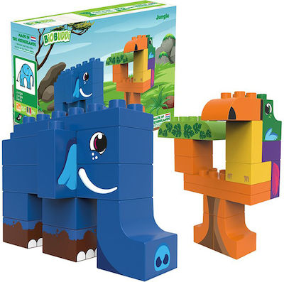 Biobuddi Building Block Ζούγκλα Ελέφαντας for 1.5 - 6 years 27pcs