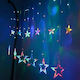 100 Light Bulb LED Colorful Inspired Curtain