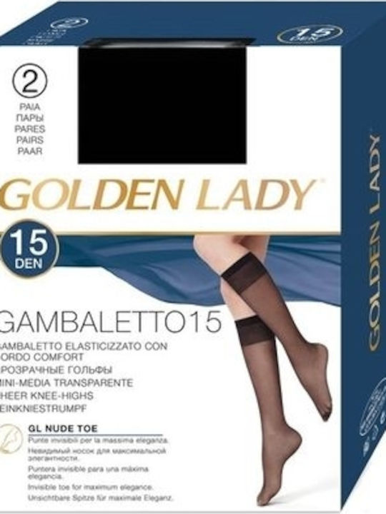 Cambaletto Дамски чорапи 15 Ден 2Pack Черен