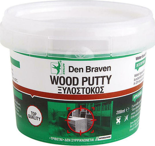 Bostik Den Braven Wood Putty Acrylic / Water Dark Walnut 200ml