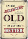 "Word Up I'm Not Getting Old " Ευχετήριες Κάρτες 10x14cm 3τμχ