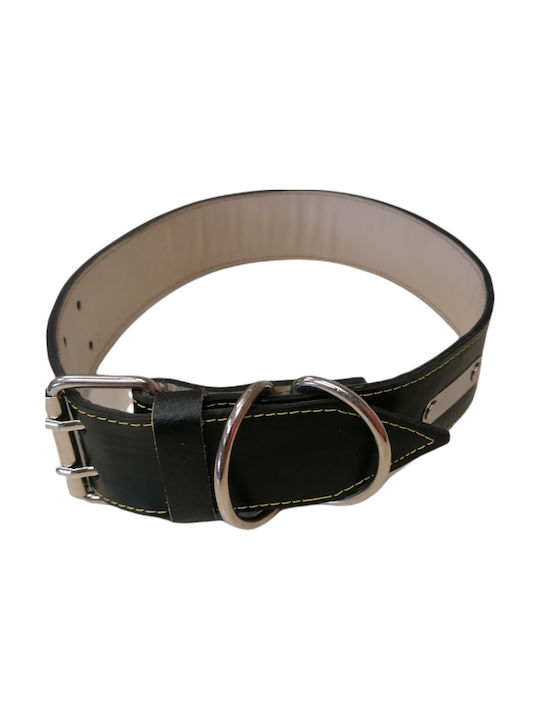 Leather dog collar 5×82cm