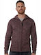 Men's Knitted Cardigan Burgundy