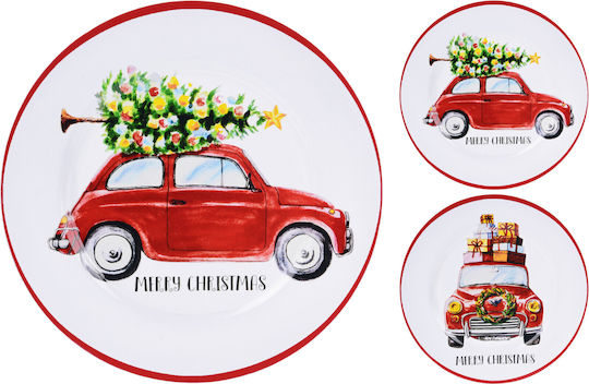 JK Home Decoration Weihnachtliche Platte (Verschiedene Designs)