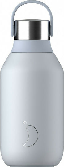 Chilly's Series 2 Stainless Steel Thermos Bottle BPA Free 350ml Light Blue