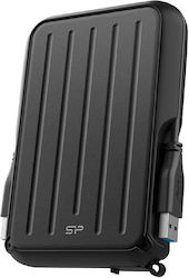 Silicon Power Armor A66 USB 3.2 Εξωτερικός HDD 2TB 2.5" Μαύρο