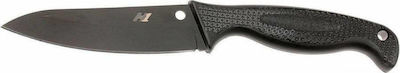 Spyderco Aqua Salt Knife Black with Blade made of Stainless Steel in Sheath