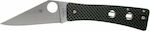 Spyderco Watu Pin Pocket Knife Black with Blade made of Stainless Steel in Sheath