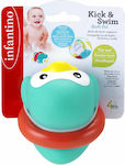 Infantino Kick & Swim Bath Pal Penguin Bath Toy for 4++ Months B-305094-01