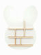 Kids' Shelving Unit Κουνελάκι White 46x9x60εκ.