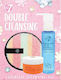 W7 Cosmetics Double Cleansing Essentials Σετ Περιποίησης για Καθαρισμό Προσώπου 3τμχ